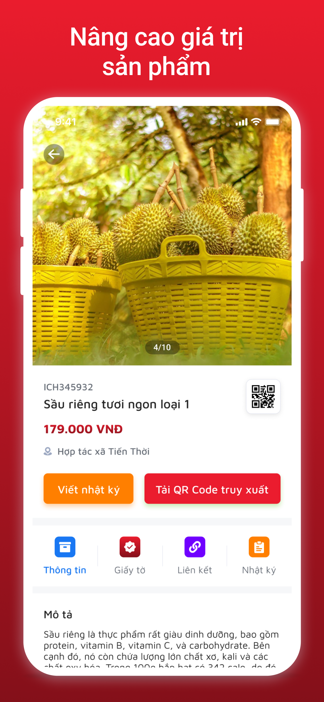 vMark - Truy xuất nguồn gốc