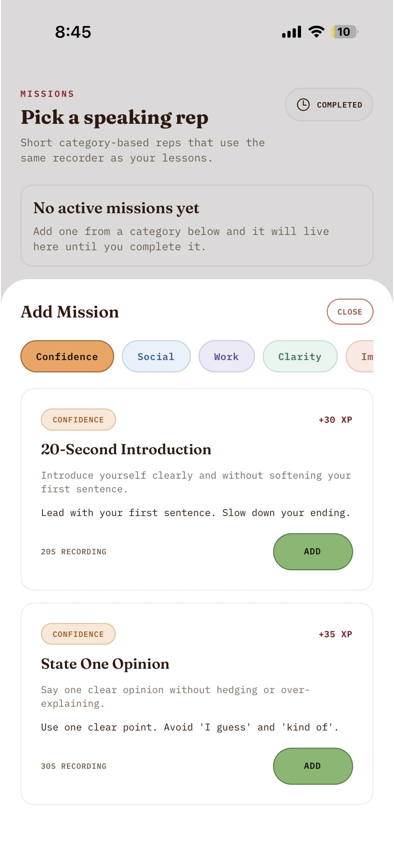 Podium Speaking Coach screenshot 8