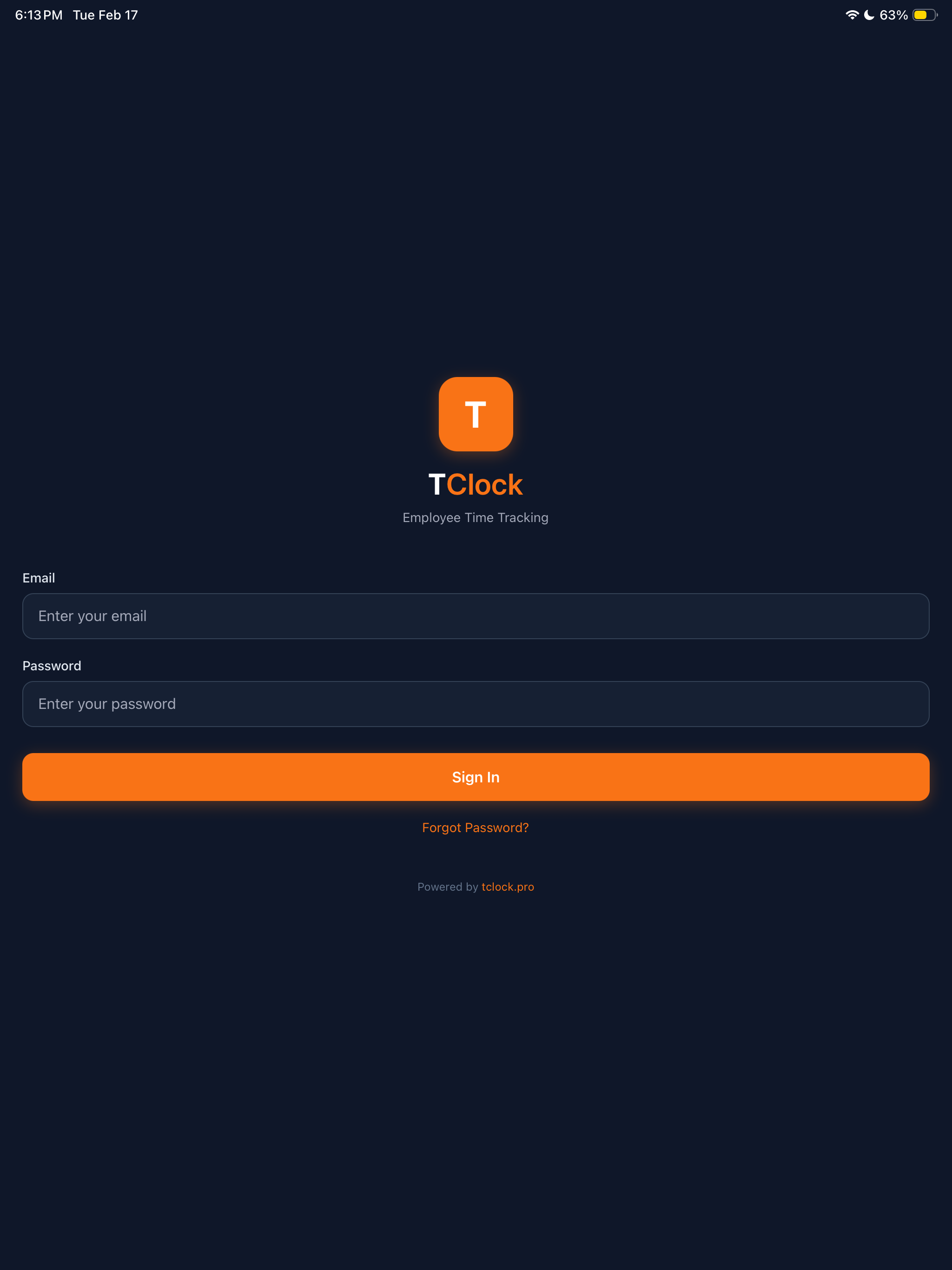TClock - Jobsite Time Clock screenshot 7