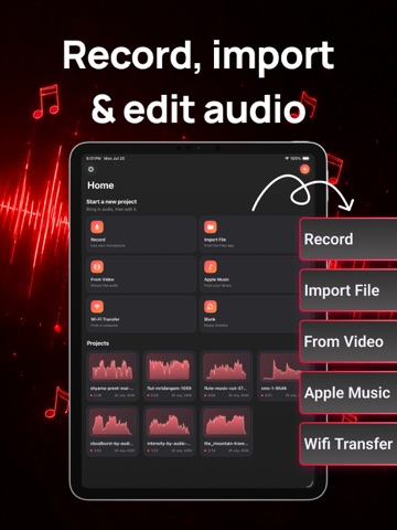 Audio Editor: Music Editor Lab iPad screenshot
