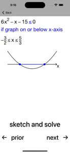 Quadratic Inequalities screenshot #8 for iPhone