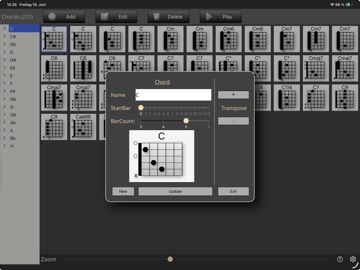 ChordProf iPad screenshot