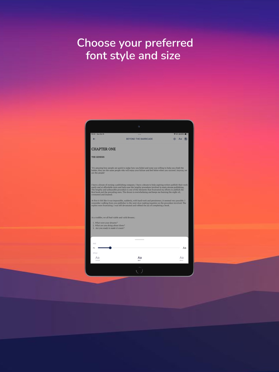 iPad screenshot