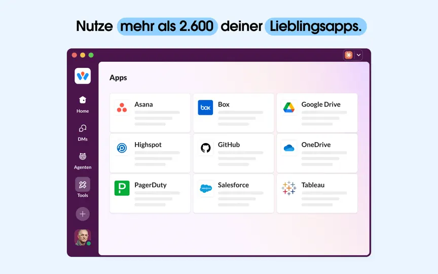Screenshot von Slack For Desktop auf dem iPhone 3
