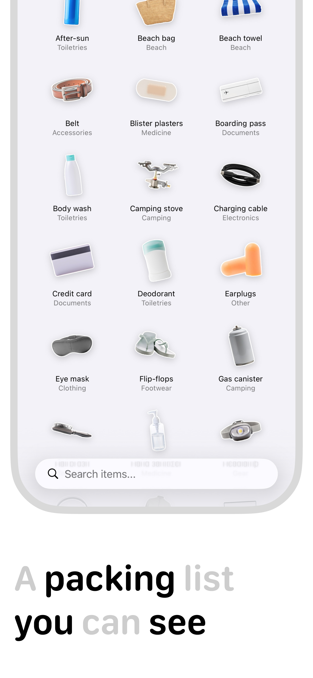 Packing List - PackGoat screenshot 4
