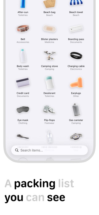 Packing List - PackGoat Screenshot 4 of 6