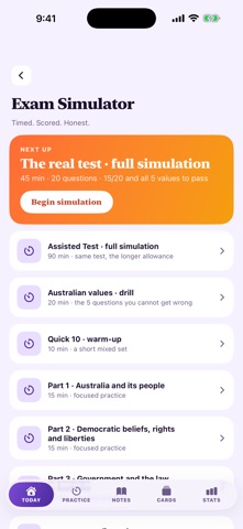 My Citizenship Test Australia iPhone screenshot