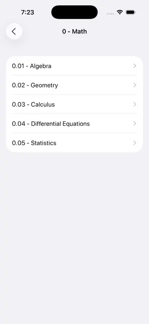 Equation Sheets screenshot 2