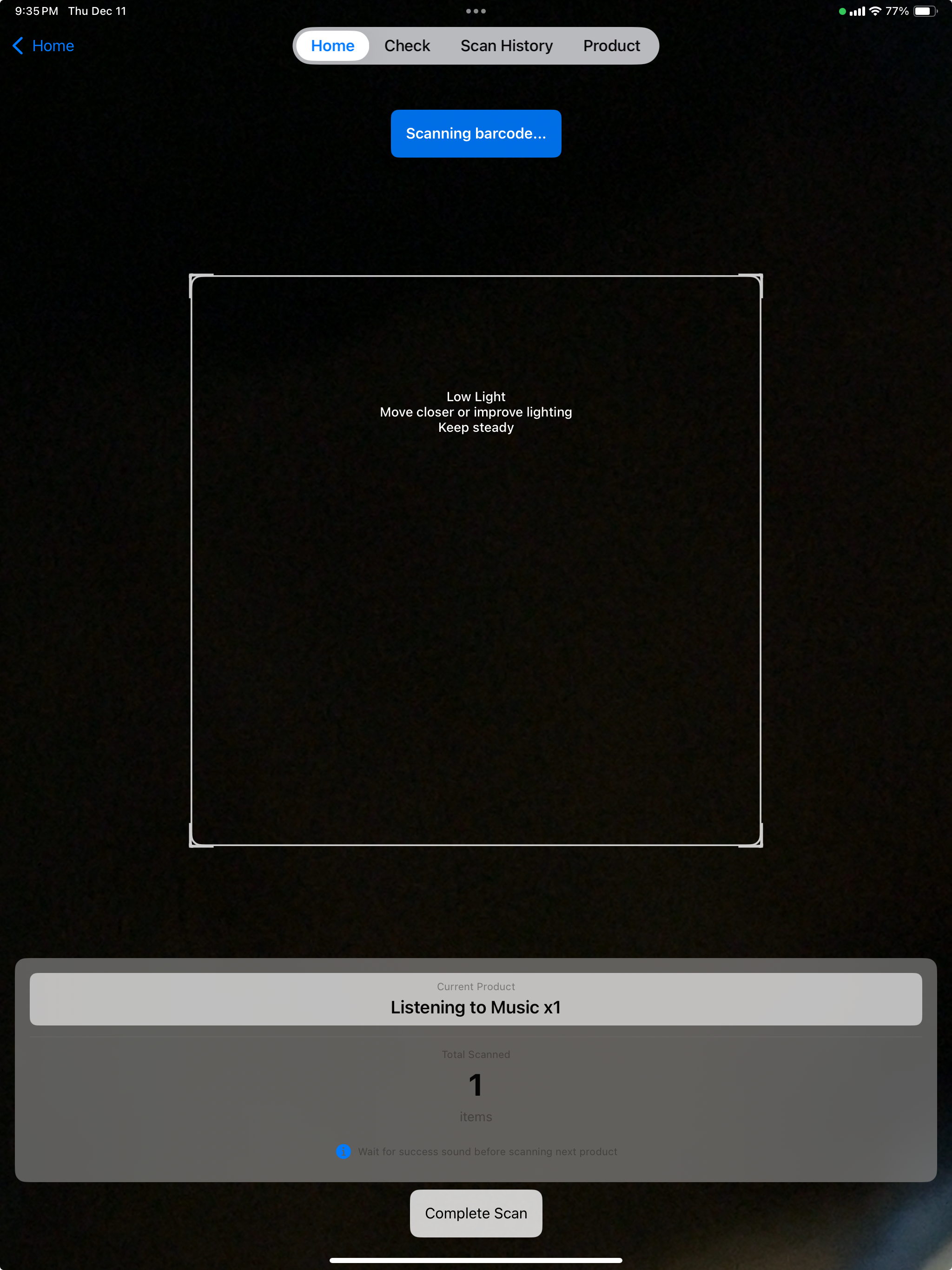 Barcode Scanner Offline