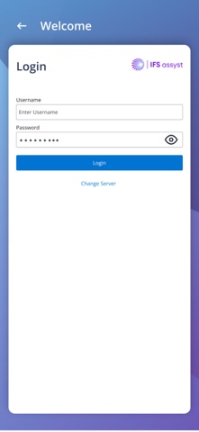 IFS assyst SelfSvc Beta iPhone screenshot