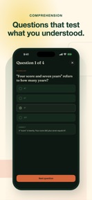 English Reading: Comprehension screenshot