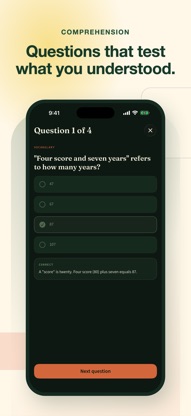 English Reading: Comprehension screenshot 2