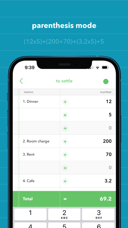 #5. Memo Calc Pro, Memo Calculator (iOS) 由: SuperDG Inc.