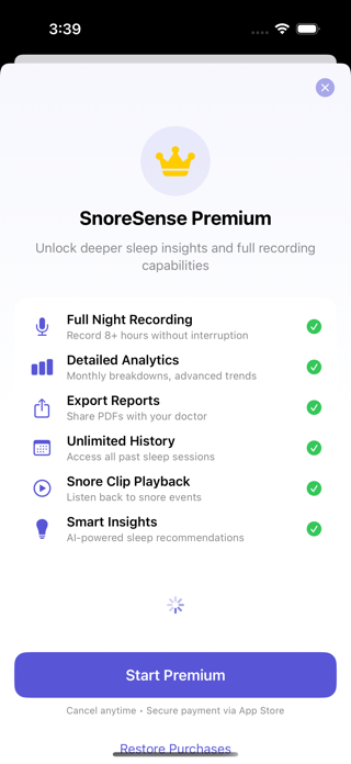 SnoreSense Pro Screenshot 5 of 6