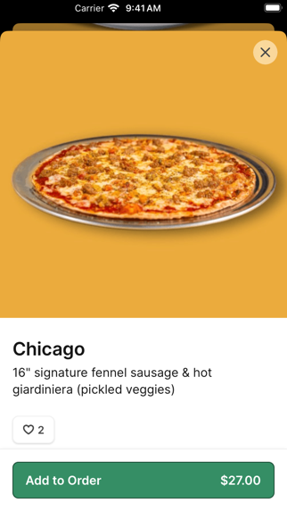 Penny's Pizza iPhone screenshot 3 - Food & Drink app