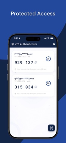 VFS Authenticator Screenshot 6 of 6