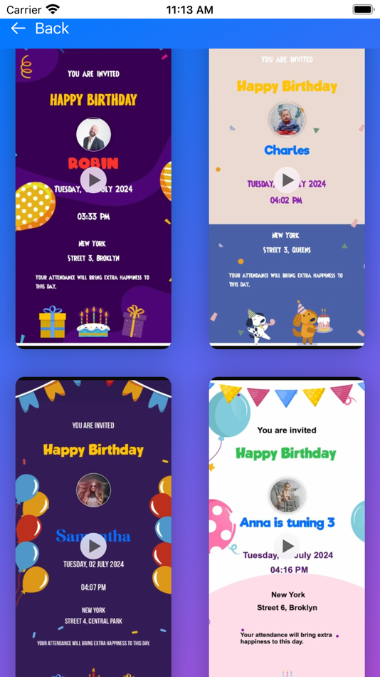 #3. Birthday Invitation Maker ! (iOS) 由: tatyana alexandra giraldo monsalve