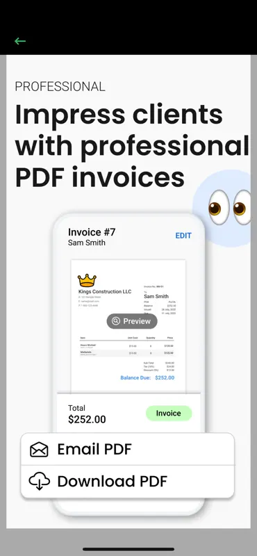 Simple Invoice & Estimate App screenshot 3 of 8