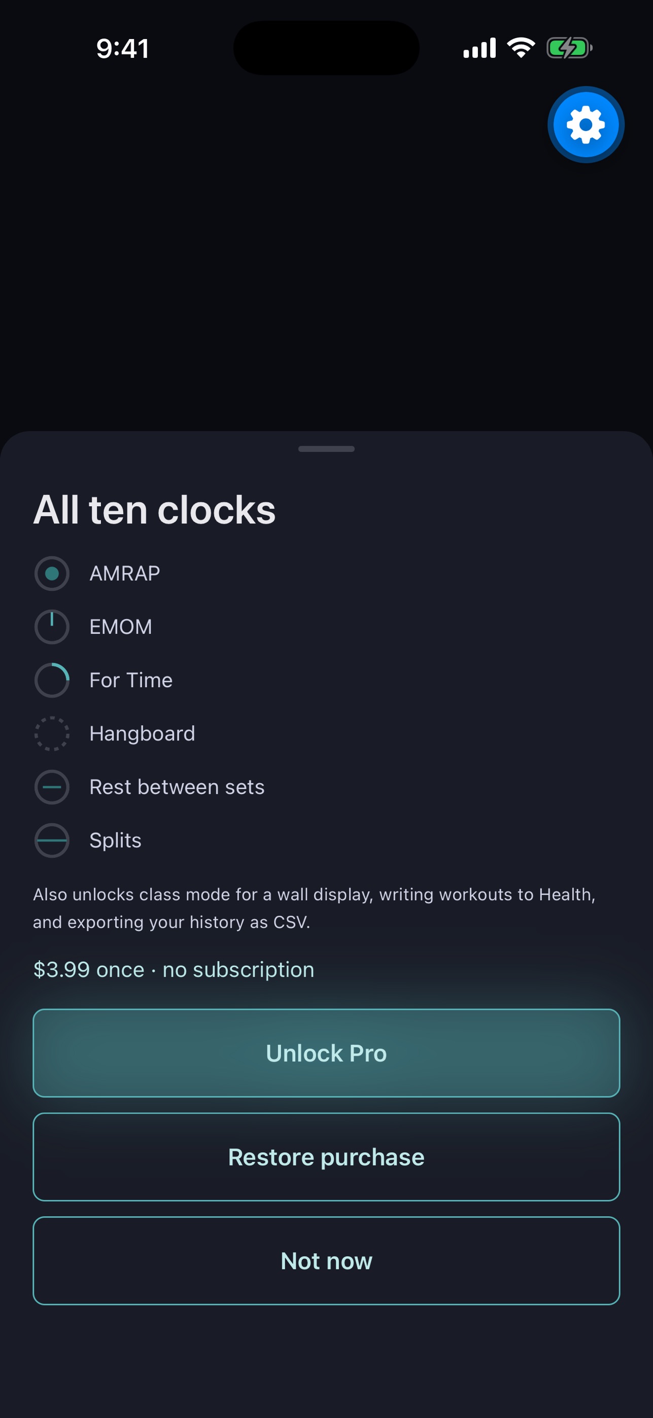 Screenshot 6 of D2X Fitness Timer