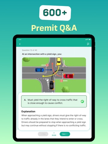 OneDMV: DMV Practice Test 2025 iPad screenshot 3 - Education app