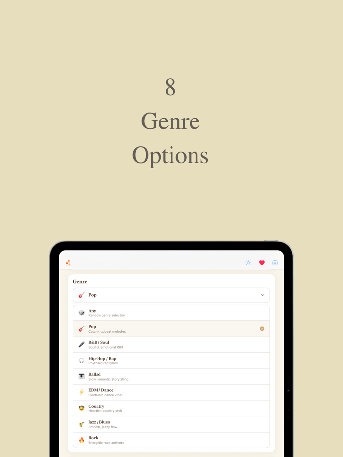 LyricLab AI Lyric Generator