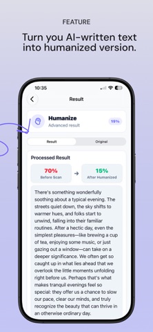 AI Humanizer: Rewrite & Detect Screenshot 2 of 4