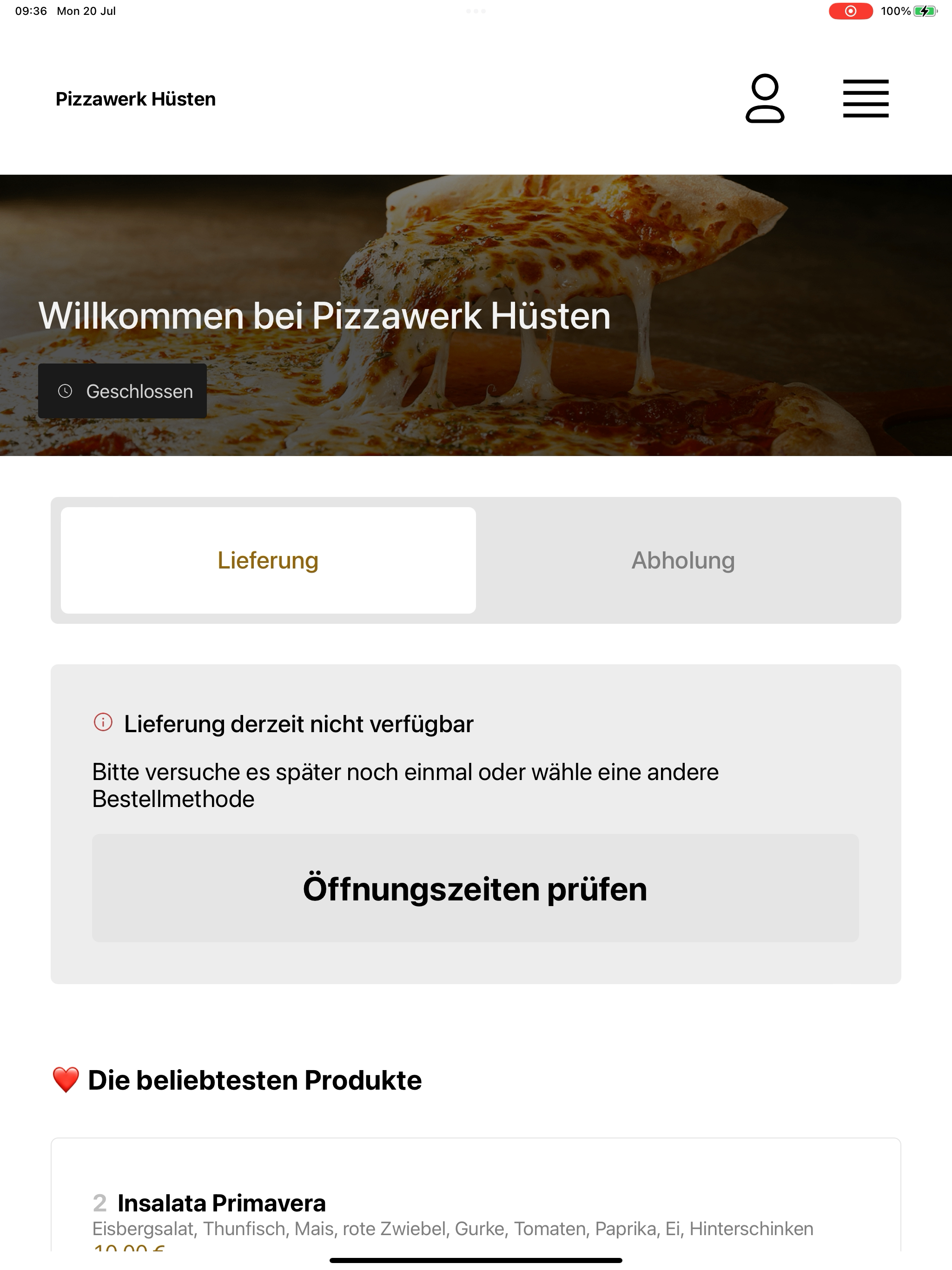 Pizzawerk Arnsberg screenshot 10