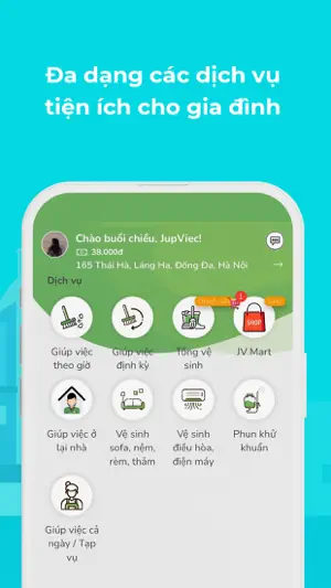 JupViec.vn: Home services screenshot 3
