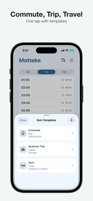 Motteke - Timer with Memo Screenshot 4 of 4
