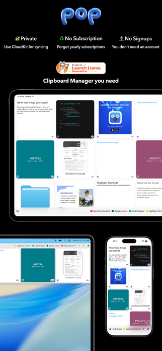 Pop - Paste, Organize, Perform Screenshot 1 of 7