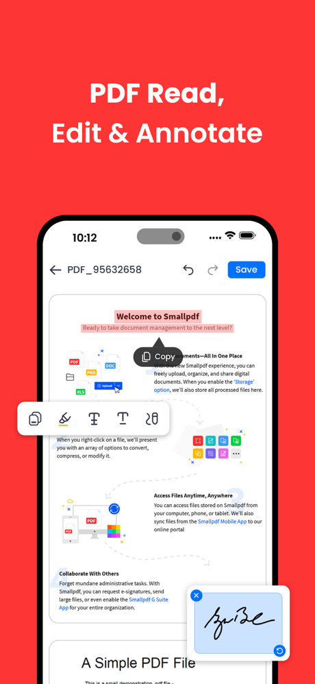 Document Reader: PDF, DOC,XLSX screenshot 2