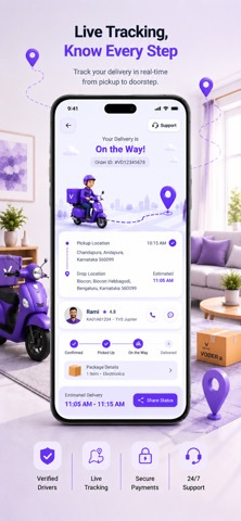 Voder - On Demand Logistics screenshot