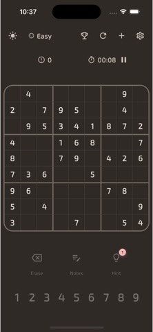Sudoku - Pure Grid Screenshot 2 of 8