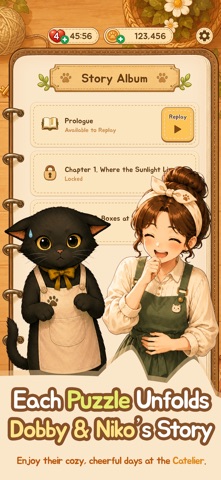 Sunlit Catelier: Cat Puzzle Screenshot 4 of 6
