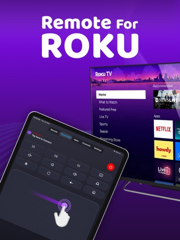 Remote for Roku iPad screenshot
