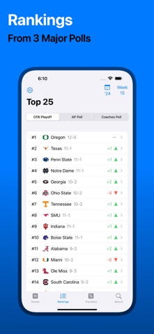 CFB Scores Screenshot 4 of 9