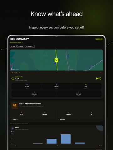 MotoMeteo: Motorbike Weather iPad screenshot 2