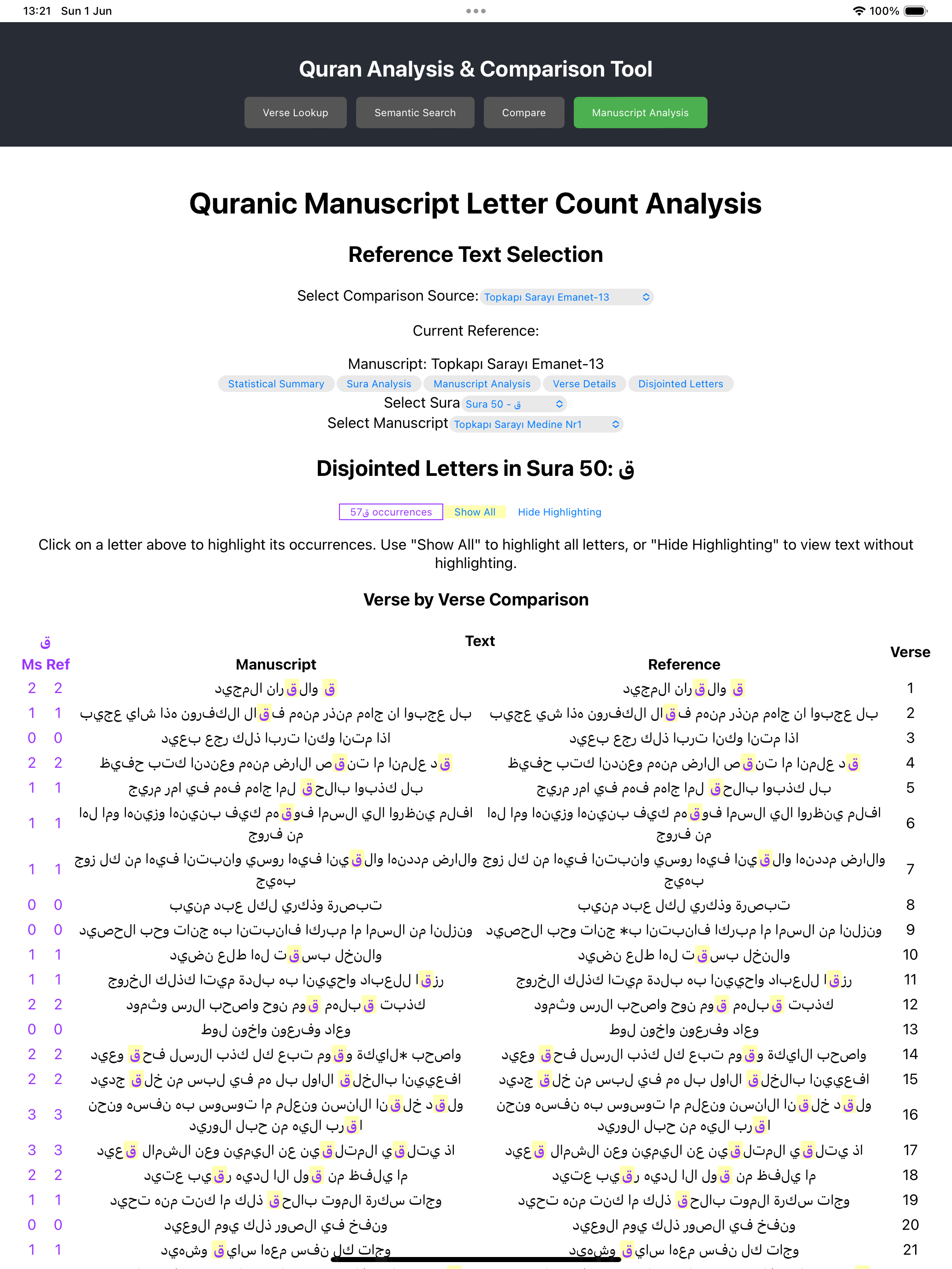 QuranCompare screenshot 10