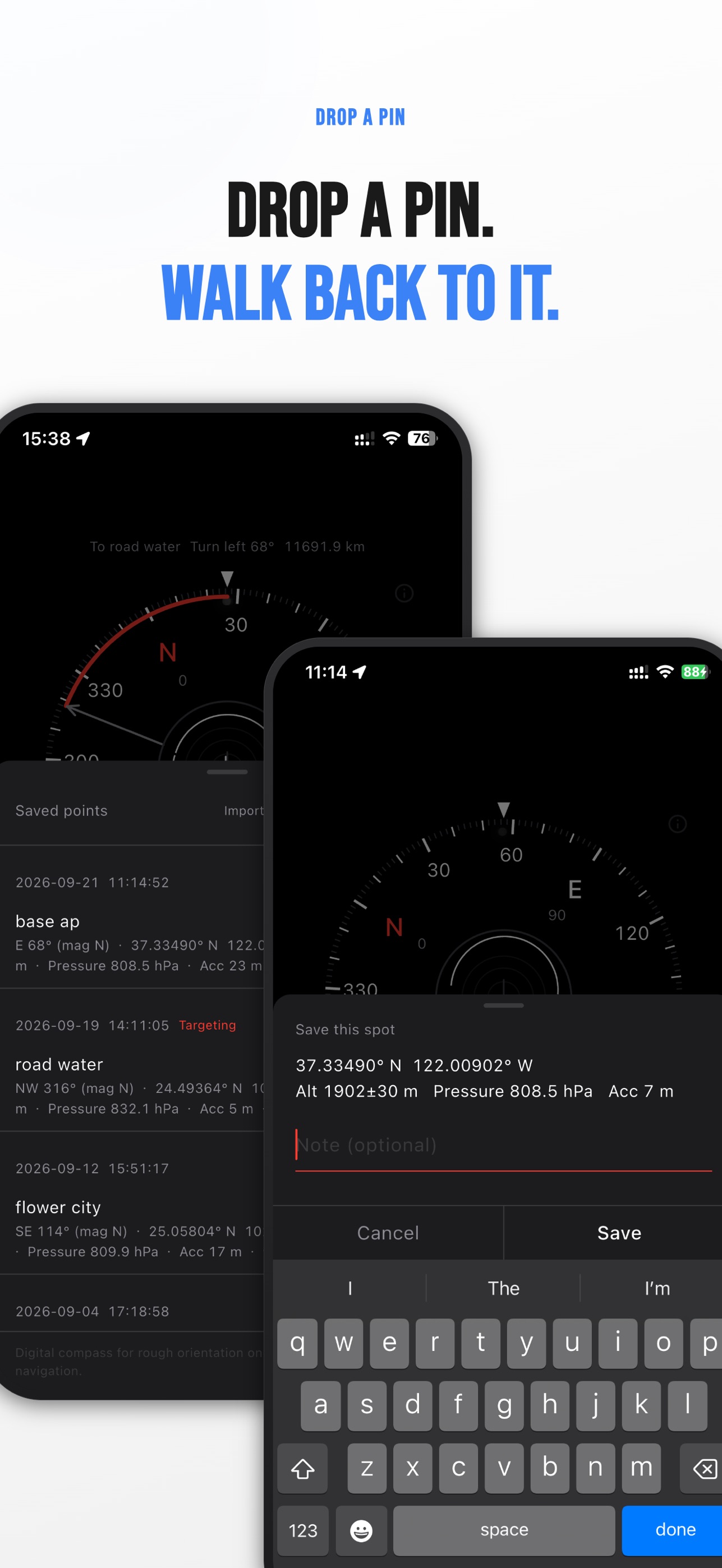Screenshot 4 of NS Needle — Offline Compass