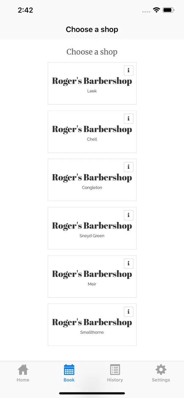 Screenshot #2 pour Rogers Barber shops