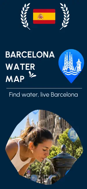 Barcelona Water Map - Fonts screenshot 1