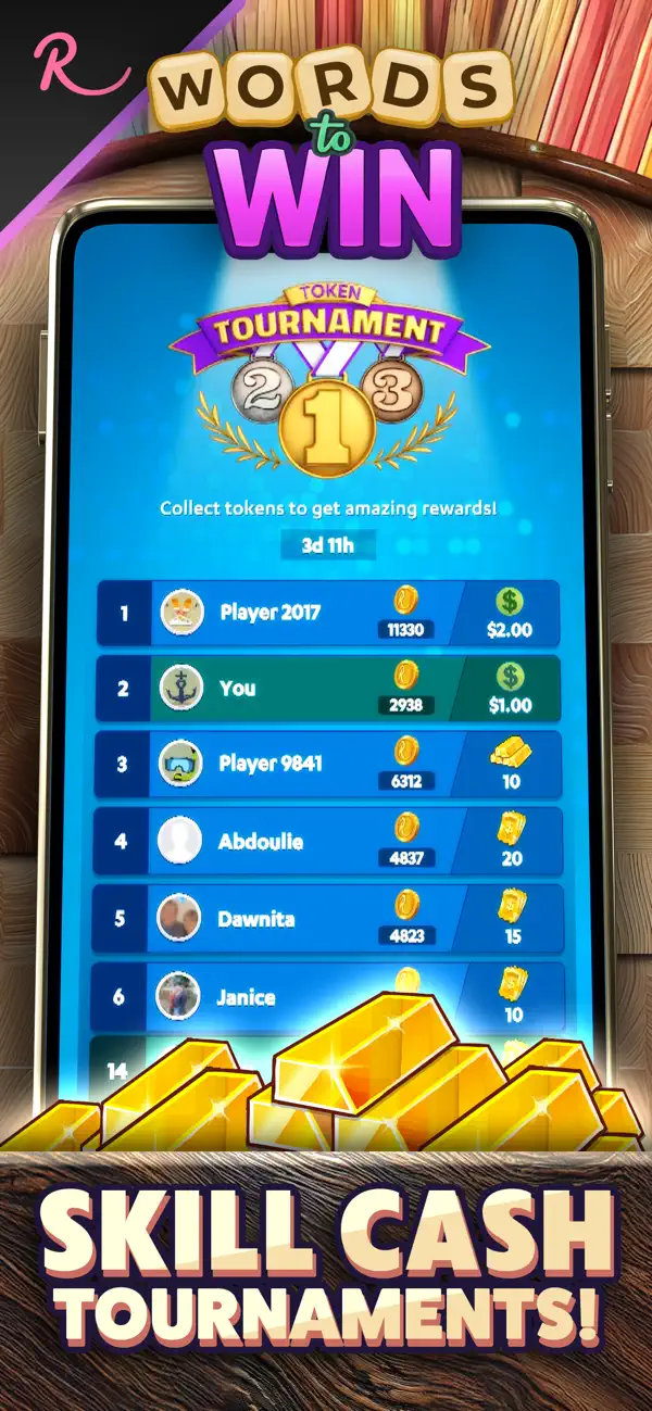 Screenshot #3 pour Words to Win: Real Money Games