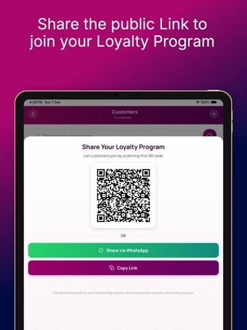 Loyal Customer iPad screenshot