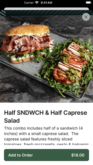 SNDWCH Miami iPhone screenshot 4 - Food & Drink app