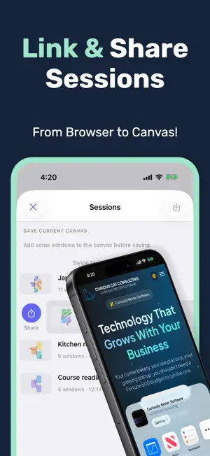 Web Canvas: Spatial Browser screenshot 3