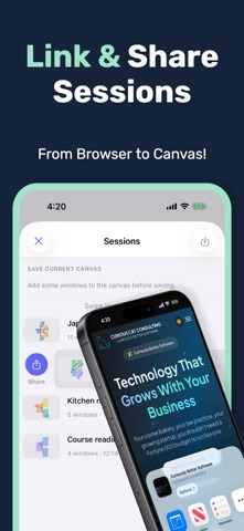 Web Canvas: Spatial Browser Screenshot 3 of 7
