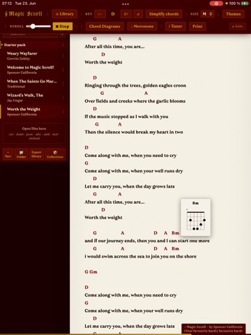 Magic Scroll! iPad screenshot