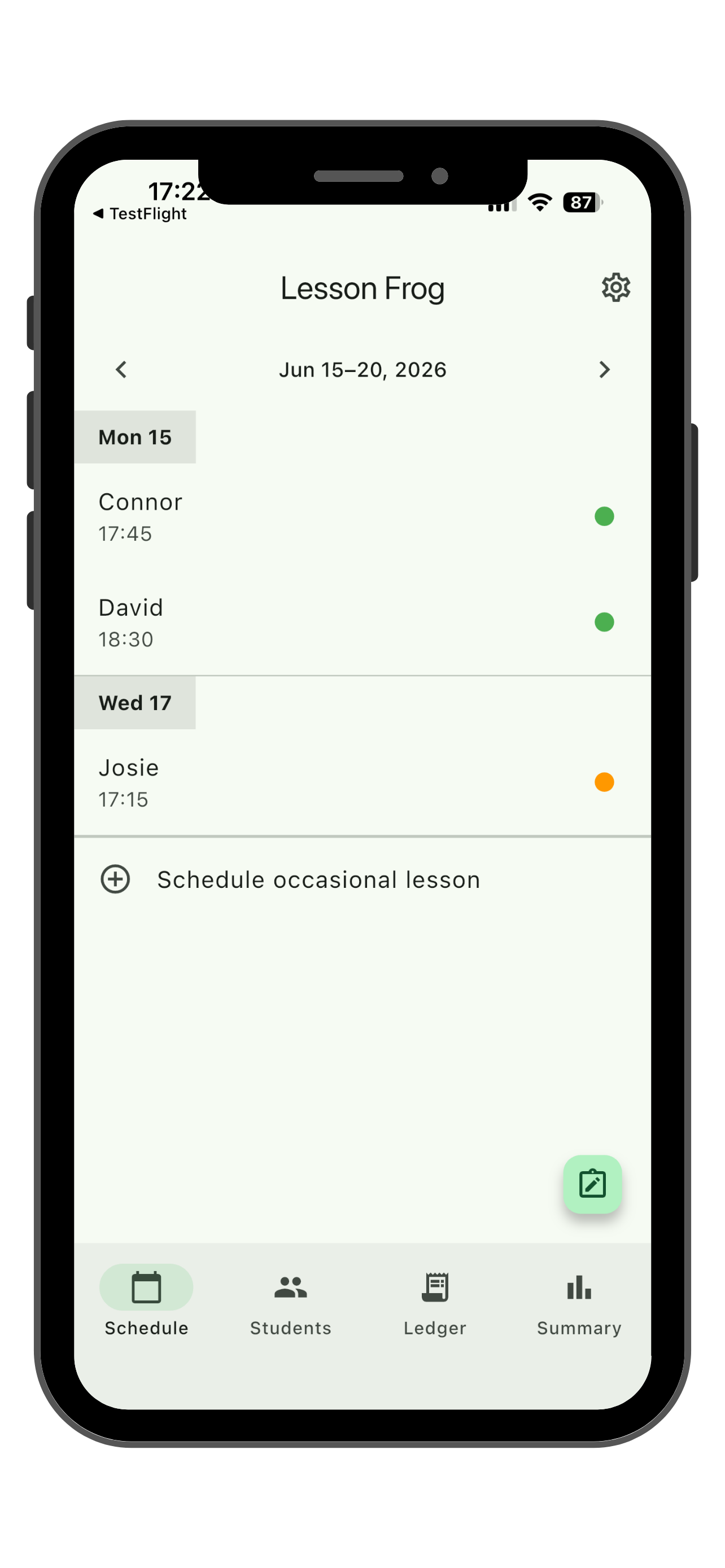 Lesson Frog screenshot 3