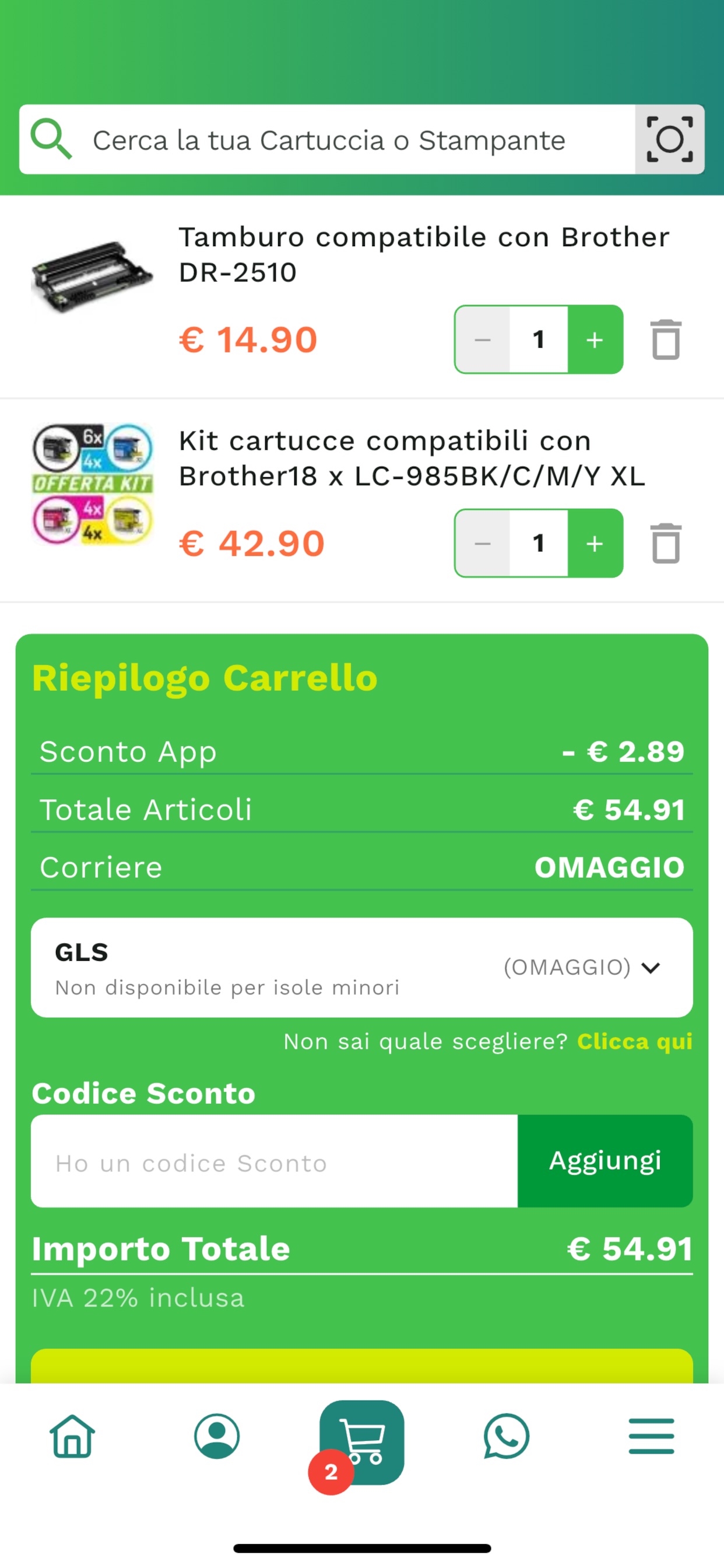 Screenshot 4 of CartucceCompatibili