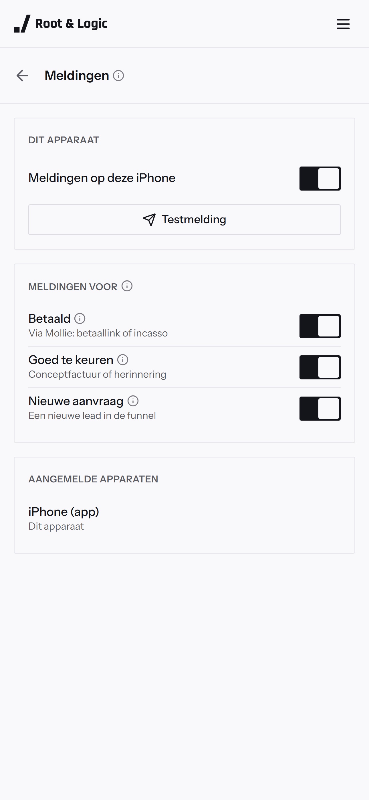 Screenshot 5 of Root & Logic ERP